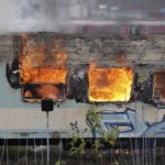 13.11.2022. Kielce. Dworzec PKP. Pożar wagonu / Fot. Jarosław Kubalski - Radio Kielce