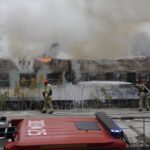 13.11.2022. Kielce. Dworzec PKP. Pożar wagonu / Fot. Jarosław Kubalski - Radio Kielce