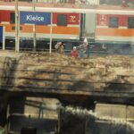 13.11.2022. Kielce. Dworzec PKP. Pożar wagonu / Fot. Jarosław Kubalski - Radio Kielce