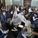 17.11.2022. Kielce. X Ogólnopolskie Dyktando Niepodległościowe „Po polsku o historii”. / Fot. Jarosław Kubalski - Radio Kielce