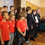 08.11.2022. Wiślica. Uroczyste przekazanie promes dla młodzieżowych drużyn pożarniczych. / Fot. Marta Gajda-Kruk - Radio Kielce