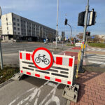 09.11.2022. Kielce. Aleja Tysiąclecia Państwa Polskiego. Budowa Inteligentnego Systemu Transportowego / Fot. Wiktor Taszłow – Radio Kielce