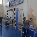 14.11.2022. Działoszyce. Interaktywne eksponaty z Centrum Nauki „Kopernik” w Warszawie w Szkole Podstawowej w Działoszycach / Fot. Marta Gajda-Kruk - Radio Kielce