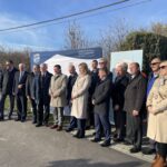 03.11.2022. Klimontów. Otwarcie drogi po remoncie. /Fot. Grażyna Szlęzak - Radio Kielce