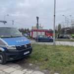 28.11.2022. Kielce. Zderzenie na skrzyżowaniu ulic Krakowskiej i Pakosz / Fot. Wiktor Taszłow - Radio Kielce
