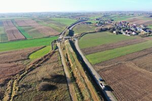 08.11.2022. Ostrowiec Świętokrzyski. Budowa tzw. małej obwodnicy Ostrowca Świętokrzyskiego / Fot. Jarosław Kubalski - Radio Kielce