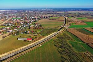 08.11.2022. Ostrowiec Świętokrzyski. Budowa tzw. małej obwodnicy Ostrowca Świętokrzyskiego / Fot. Jarosław Kubalski - Radio Kielce