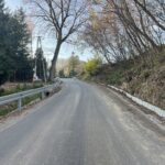 15.11.2022. Dwikozy. Otwarcie wyremontowanego odcinka drogi. / Fot. Grażyna Szlęzak - Radio Kielce