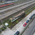 14.11.2022. Kielce. Spalony wagon na dworcu PKP / Fot. Jarosław Kubalski - Radio Kielce