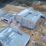 30.11.2022. Kielce. Budowa Świętokrzyskiego Kampusu Laboratoryjnego Głównego Urzędu Miar / Fot. Jarosław Kubalski - Radio Kielce