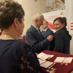 24.11.2022. Sandomierz. Odznaczenia dla najlepszych krwiodawców / Fot. Grażyna Szlęzak - Radio Kielce