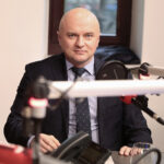 28.11.2022. Studio Polityczne Radia Kielce. Na zdjęciu: wicewojewoda Rafał Nowak - Prawo i Sprawiedliwość. / Fot. Wiktor Taszłow - Radio Kielce