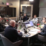 28.11.2022. Studio Polityczne Radia Kielce. / Fot. Wiktor Taszłow - Radio Kielce