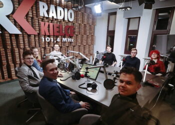 29.11.2022. Radio Kielce. Polityczne Studio Młodych. / Fot. Wiktor Taszłow - Radio Kielce