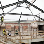 30.11.2022. Kielce. Budowa nowej siedziby Teatru Lalki i Aktora „Kubuś” / Fot. Wiktor Taszłow - Radio Kielce