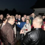 02.11.2022. Kielce. Interwencja Radia Kielce. Protest mieszkańców przy ulicy Białogońskiej. / Fot. Wiktor Taszłow - Radio Kielce