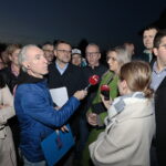 02.11.2022. Kielce. Interwencja Radia Kielce. Protest mieszkańców przy ulicy Białogońskiej. / Fot. Wiktor Taszłow - Radio Kielce