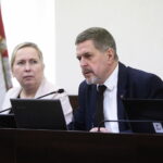 03.11.2022. Kielce. Sesja Rady Miasta Kielce. Na zdjęciu: Jarosła Karyś - przeowdniczący Rady Miasta Kielce / Fot. Wiktor Taszłow - Radio Kielce