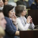 03.11.2022. Kielce. Sesja Rady Miasta Kielce. Na zdjęciu (z prawej): Katarzyna Zapała - radna / Fot. Wiktor Taszłow - Radio Kielce