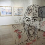 Artyści stworzyli swoją własną „Definicję przestrzeni” - Radio Kielce 06.11.2022. Kielce. Wystawa prac Ewy Cieniak „Woda” / fot. Wiktor Taszłow - Radio Kielce