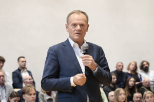 Na zdjęciu: Donald Tusk / Fot. Wiktor Taszłow - Radio Kielce