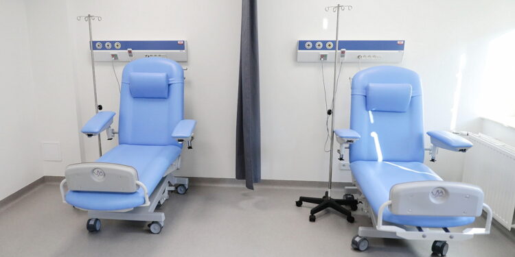 08.11.2022. Czerwona Góra. Otwarcie dwóch oddziałów w Szpitalu / Fot. Wiktor Taszłow – Radio Kielce