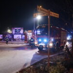 08.11.2022. Kielce. Pożar przy ulicy Starowiejskiej. / Fot. Wiktor Taszłow - Radio Kielce