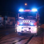 Pojazd zapalił się w trakcie jazdy