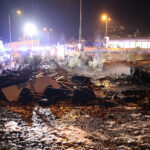 08.11.2022. Kielce. Pożar przy ulicy Starowiejskiej. / Fot. Wiktor Taszłow - Radio Kielce