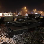 08.11.2022. Kielce. Pożar przy ulicy Starowiejskiej. / Fot. Wiktor Taszłow - Radio Kielce