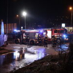 08.11.2022. Kielce. Pożar przy ulicy Starowiejskiej. / Fot. Wiktor Taszłow - Radio Kielce