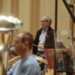 09.11.2022. Kielce. Filharmonia Świętokrzyska. Próba przed koncertem Krzesimira Dębskiego / Fot. Wiktor Taszłow - Radio Kielce