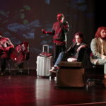 09.11.2022. Kielce. Teatr im Stefana Żeromskiego. Spektakl „#mickiewiczeminescu”. / Fot. Wiktor Taszłow - Radio Kielce