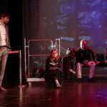 09.11.2022. Kielce. Teatr im Stefana Żeromskiego. Spektakl „#mickiewiczeminescu”. / Fot. Wiktor Taszłow - Radio Kielce