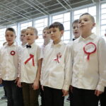 10.11.2022. Kielce. Akcja „Szkoła do hymnu” / Fot. Wiktor Taszłow - Radio Kielce