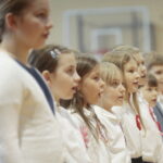 10.11.2022. Kielce. Akcja „Szkoła do hymnu” / Fot. Wiktor Taszłow - Radio Kielce