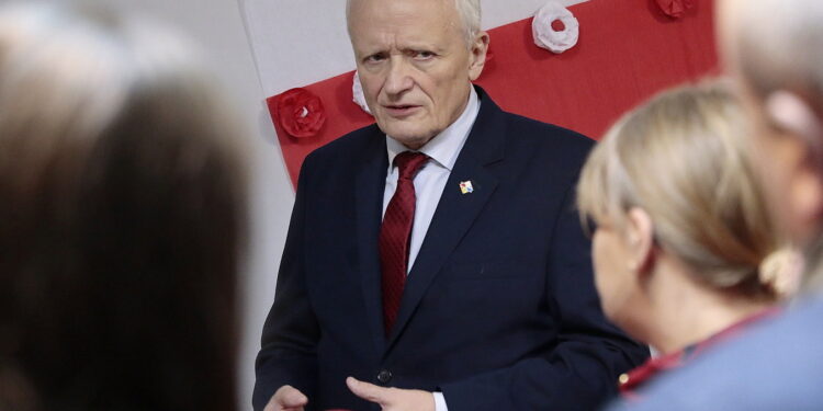 Na zdjęciu Jacek Piechota - prezes Polsko-Ukraińskiej Izby Gospodarczej. / Fot. Wiktor Taszłow - Radio Kielce