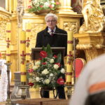 20.11.2022. Kielce. Wręczenie medali „Pro Christo Rege Et Ecclesia”. Na zdjęciu: Józef Snochowski / Fot. Wiktor Taszłow - Radio Kielce