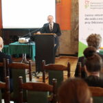 21.11.2022. Kielce. Spotkanie z przedstawicielami PFERON. Przemawia: Andrzej Michalski - dyrektor świętokrzyskiego oddziału PRERON. / Fot. Wiktor Taszłow - Radio Kielce