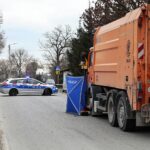 21.11.2022. Wolica. Śmiertelne potrącenie pieszego/ Fot. Wiktor Taszłow - Radio Kielce