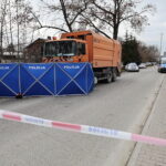 21.11.2022. Wolica. Śmiertelne potrącenie pieszego/ Fot. Wiktor Taszłow - Radio Kielce