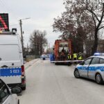 21.11.2022. Wolica. Śmiertelne potrącenie pieszego/ Fot. Wiktor Taszłow - Radio Kielce