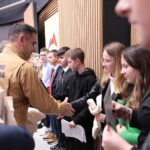 23.11.2022. Kielce. Finał 24. edycji Wojewódzkiego Konkursu Wiedzy o Bezpieczeństwie, Ratownictwie i Obronie Cywilnej / Fot. Wiktor Taszłow – Radio Kielce