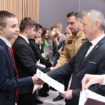 23.11.2022. Kielce. Finał 24. edycji Wojewódzkiego Konkursu Wiedzy o Bezpieczeństwie, Ratownictwie i Obronie Cywilnej / Fot. Wiktor Taszłow – Radio Kielce