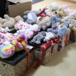 25.11.2022. Kielce. Dzieci na oddziale onkologiczno - hematologicznym otrzymały zabawki / Fot. Wiktor Taszłow - Radio Kielce