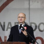 Niepodległość nie jest nam dana raz na zawsze - Radio Kielce 11.11.2022. Kielce. Plac Wolności. Wojewódzkie obchody Narodowego Święta Niepodległości. Na zdjęciu: Piotr Wawrzyk - wiceminister spraw zagranicznych / Fot. Jarosław Kubalski - Radio Kielce