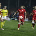 11.11.2022. Ostrowiec Św. Mecz piłkarskiej reprezentacja Polski kobiet z Rumunią. / Fot. Jarosław Kubalski - Radio Kielce