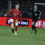 11.11.2022. Ostrowiec Św. Mecz piłkarskiej reprezentacja Polski kobiet z Rumunią. / Fot. Jarosław Kubalski - Radio Kielce