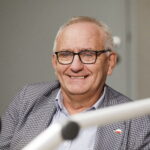 25.11.2022 Radio Kielce. Debata sportowa. Na zdjęciu prezes Świętokrzyskiego Związku Piłki Nożnej Mirosław Malinowski / Fot. Jarosław Kubalski - Radio Kielce