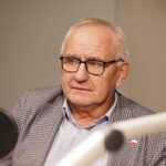 25.11.2022 Radio Kielce. Debata sportowa. Na zdjęciu prezes Świętokrzyskiego Związku Piłki Nożnej Mirosław Malinowski / Fot. Jarosław Kubalski - Radio Kielce